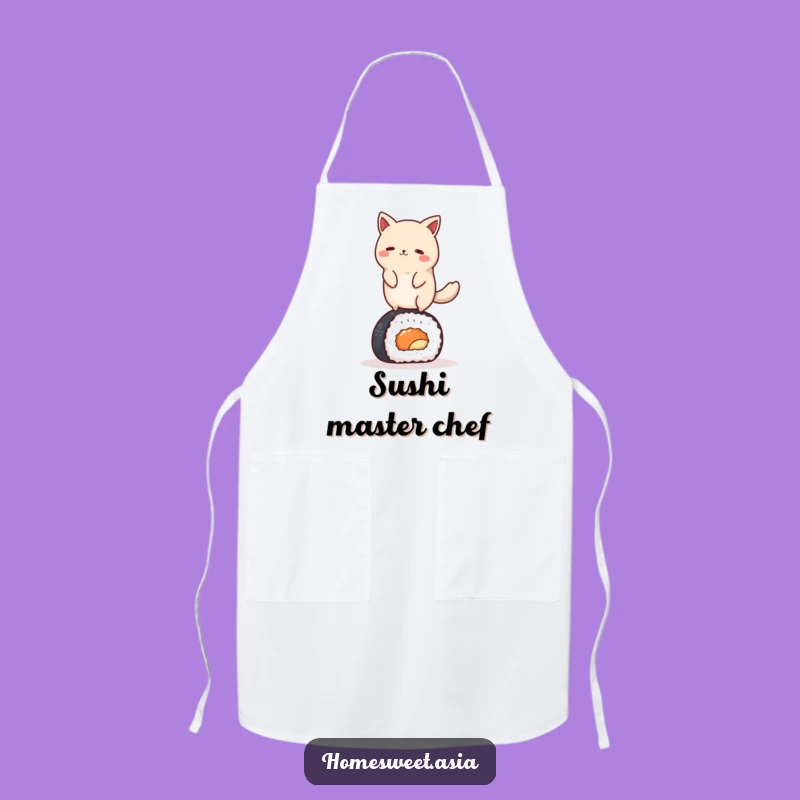 Funny Cooking Sushi Animal Apron - Humorous Kitchen Gift for Foodies