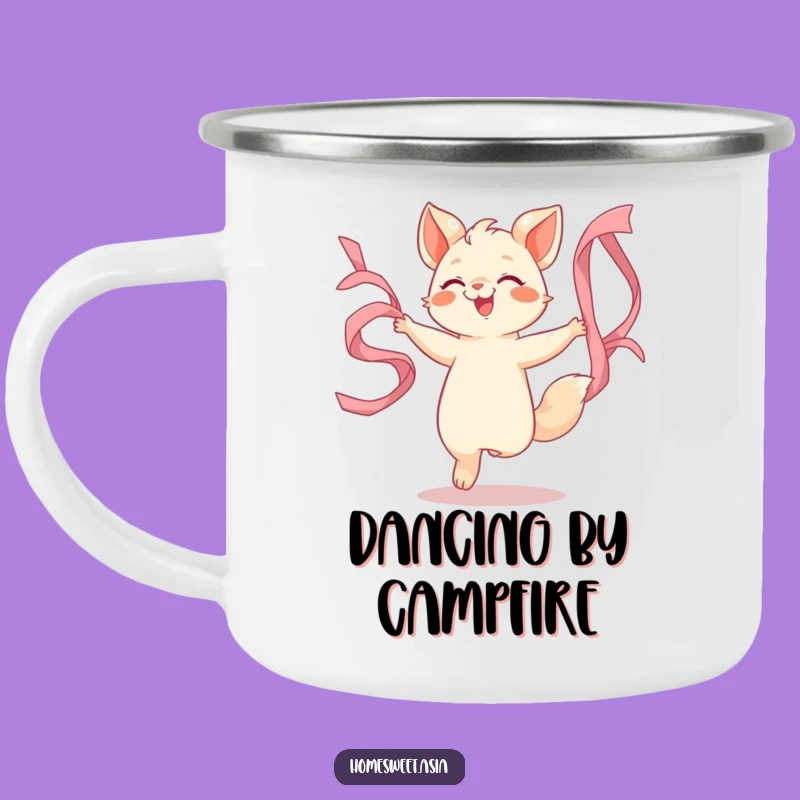 Funny Dancing Animal Ribbon Camping Mug: Outdoor Art & Movement