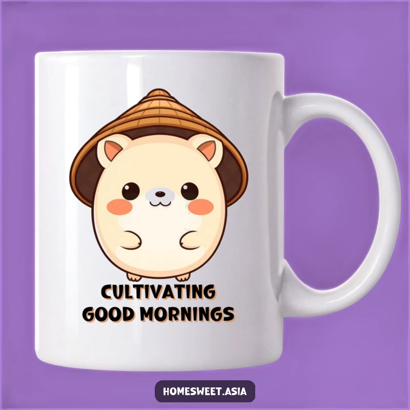 Funny Charming Animal Conical Hat Mug: Cultural Charm, Perfect Funny Gift