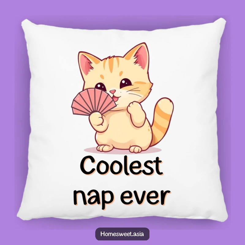Soft Funny Cat Fan Pillow: Cuddle Up with Playful and Hilarious Comfort