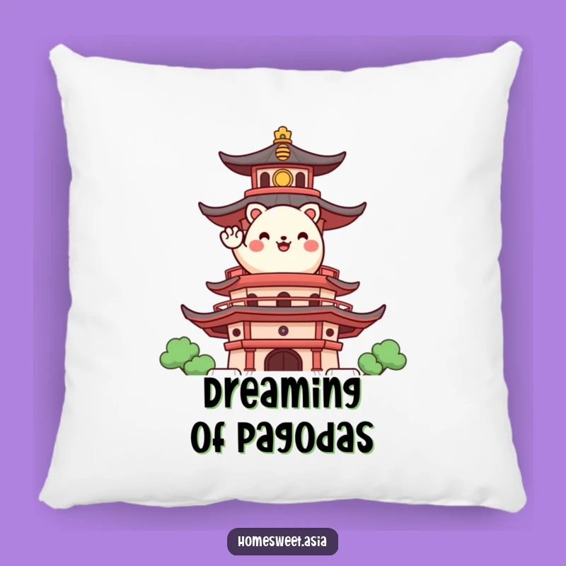 Funny Happy Animal Pagoda Pillow: Cozy Cultural Comfort, Perfect Funny Gift
