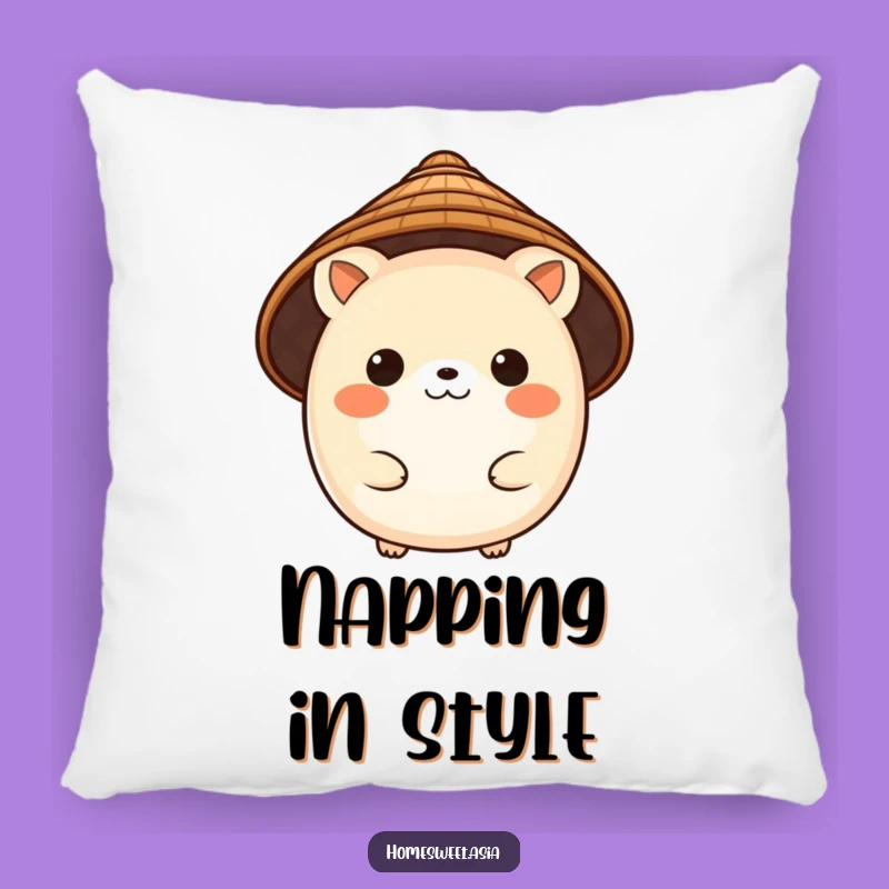 Funny Charming Animal Conical Hat Pillow: Cozy Cultural Decor, Perfect Funny Gift