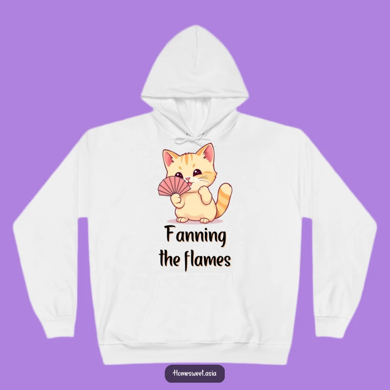 Cozy Funny Cat Fan Hoodie: Embrace Warmth and Hilarious Coolness