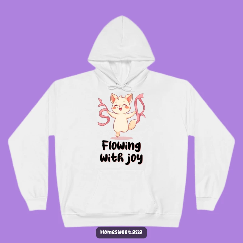 Cozy Funny Dancing Animal Ribbon Hoodie: Warmth & Whimsical Flair