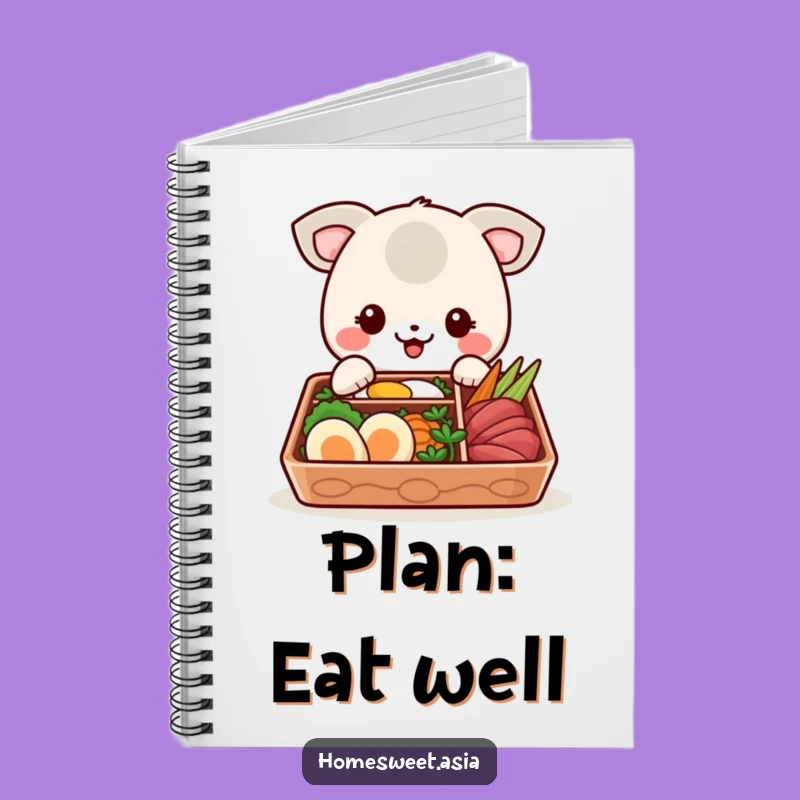 Funny Bento Box Animal Notebook: Journal Your Culinary Adventures