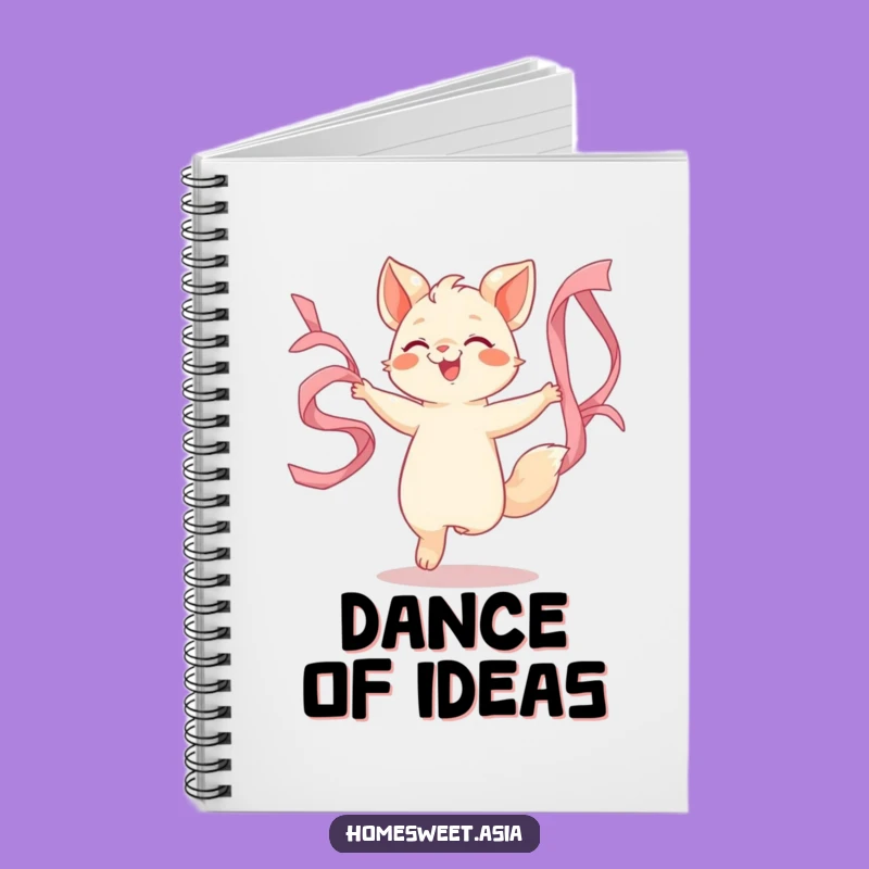 Funny Dancing Animal Ribbon Notebook: Journal Your Creative Flow