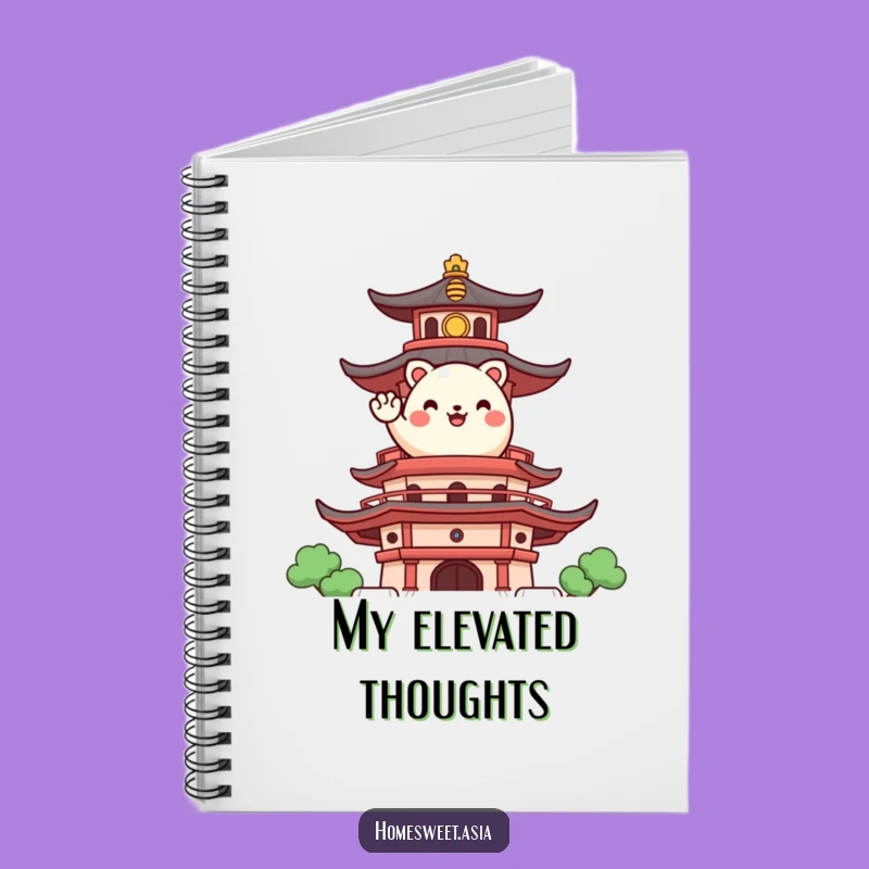 Funny Happy Animal Pagoda Notebook: Jot Down Greetings, Perfect Funny Gift
