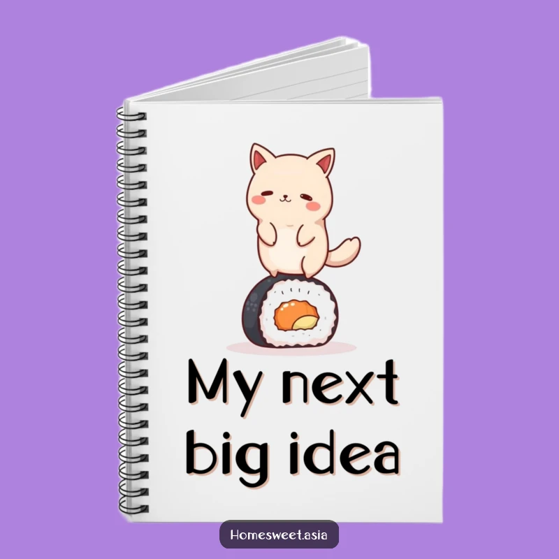 Funny Journal Sushi Animal - Creative Humorous Note-Taking Gift
