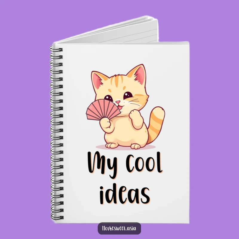 Playful Funny Cat Fan Notebook: Jot Down Ideas with Cool Humor