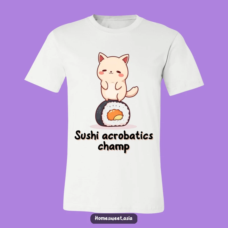 Funny Graceful Sushi Animal Tee - Hilarious Gift for Food Lovers