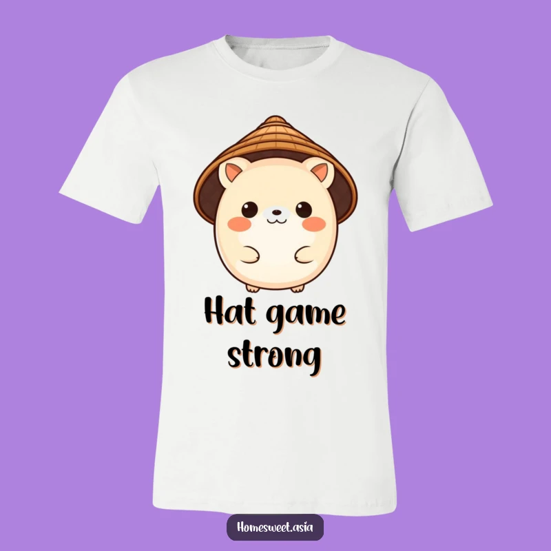 Funny Charming Animal Conical Hat T-Shirt: Unique Style Tee, Best Funny Gift Idea