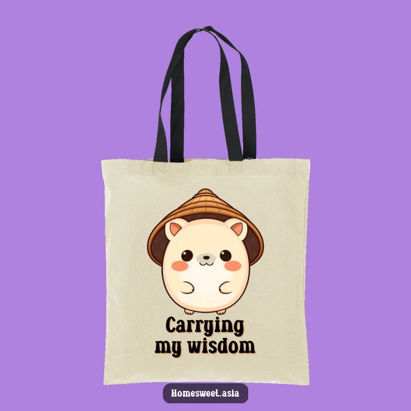 Funny Charming Animal Conical Hat Tote Bag: Travel Companion, Ideal Funny Gift